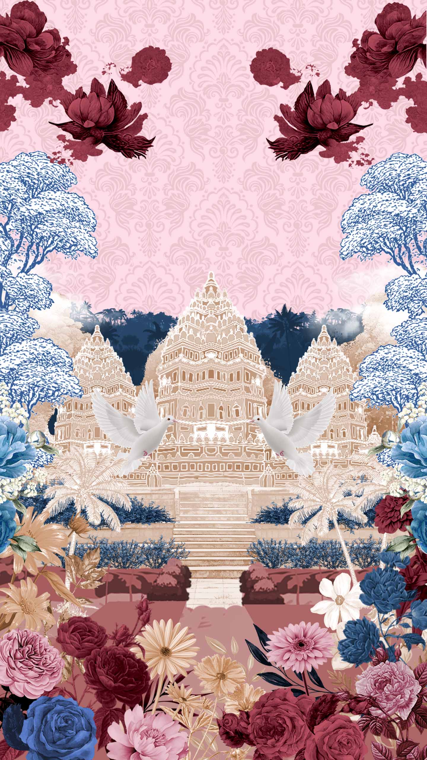 Blossom in Prambanan